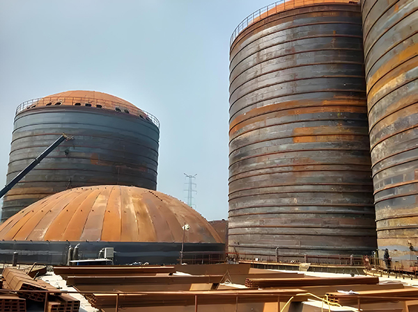 岭口镇焦粉钢板仓